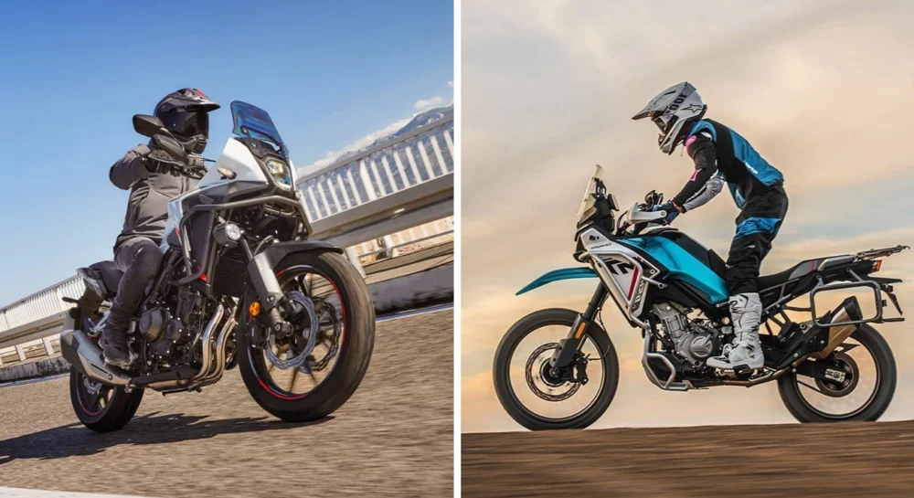 Honda NX500 против CFMOTO 450MT