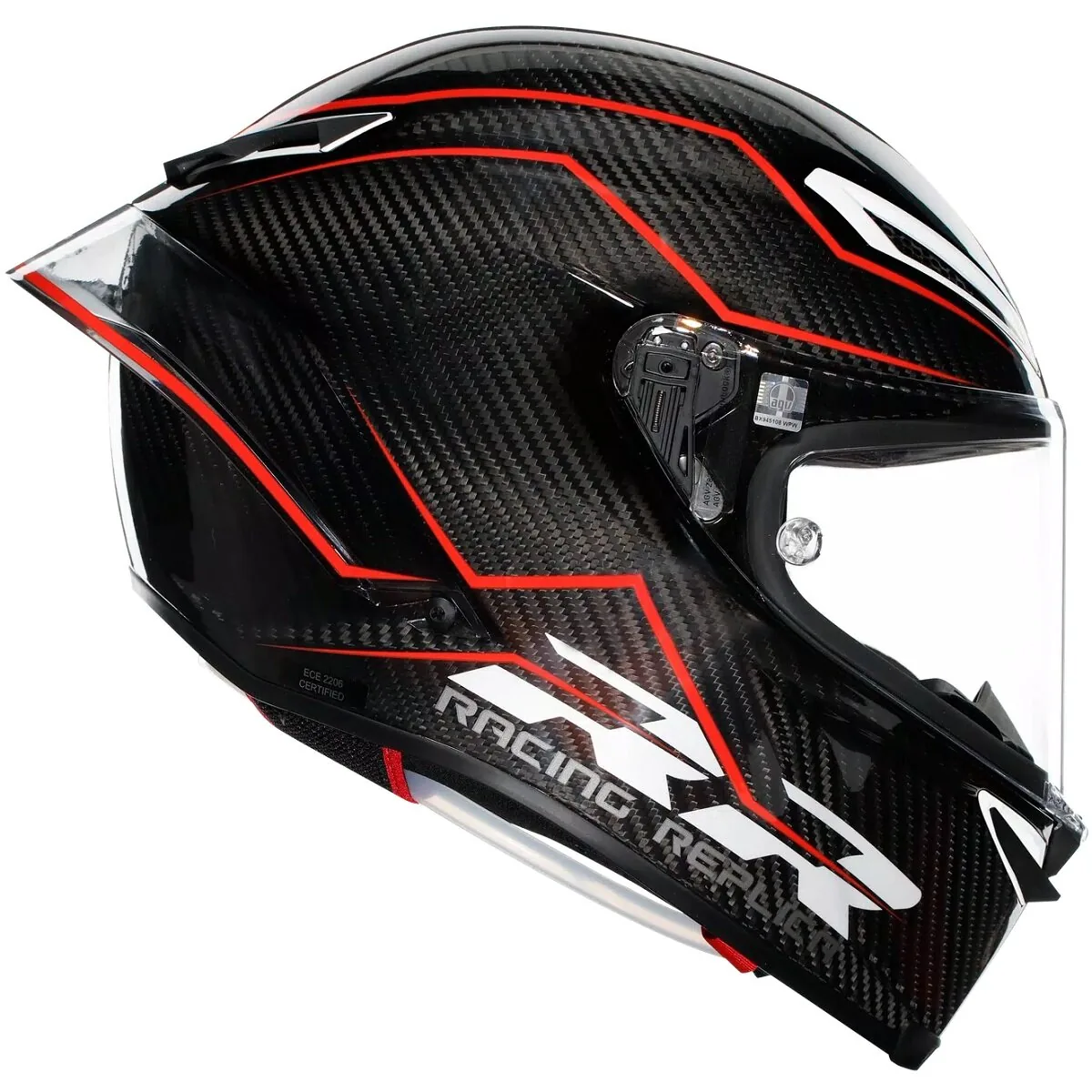 Шлем Agv PISTA GP RR PERFORMANTE CARBON RED — изображение 3