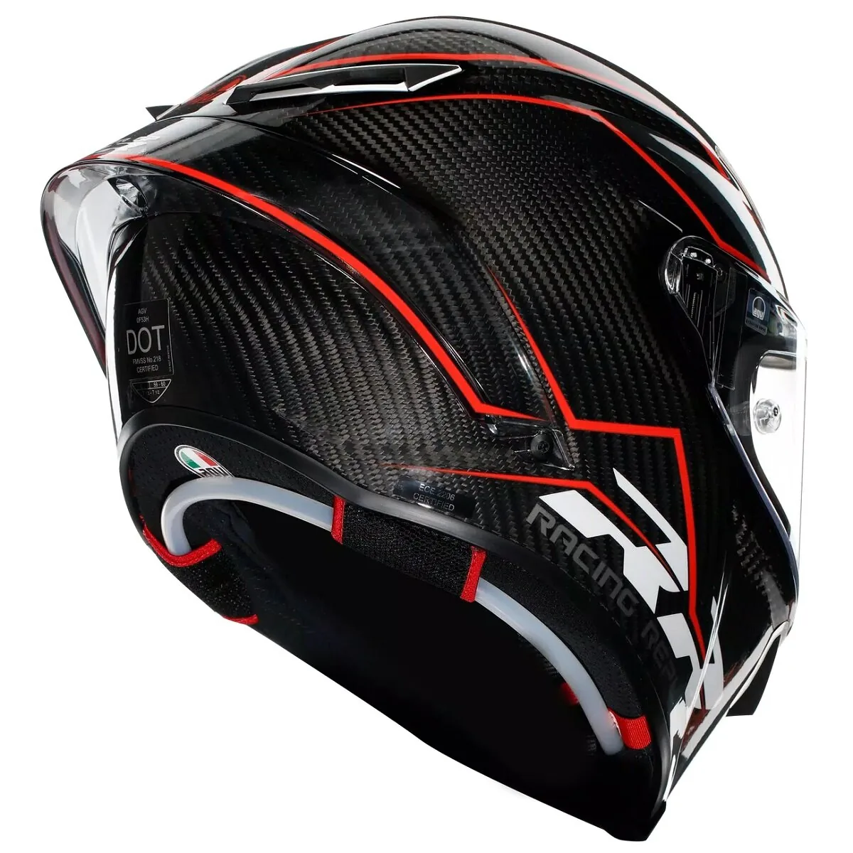 Шлем Agv PISTA GP RR PERFORMANTE CARBON RED — изображение 2