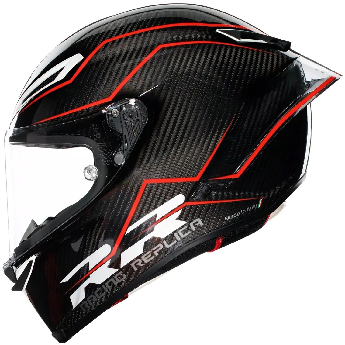 Шлем Agv PISTA GP RR PERFORMANTE CARBON RED — изображение 6