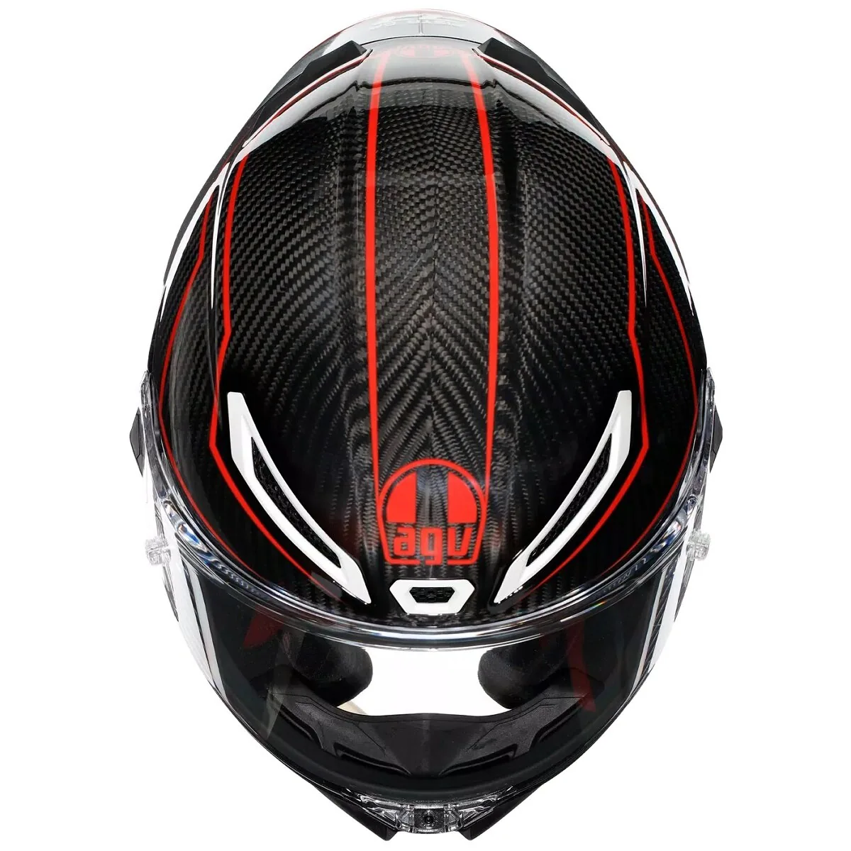 Шлем Agv PISTA GP RR PERFORMANTE CARBON RED — изображение 7